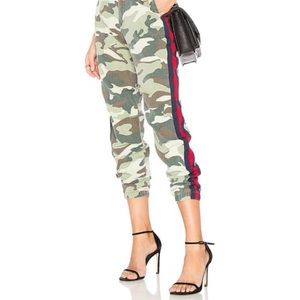 Mother Denim Double Time Camo No Zip Misfit Joggers Pants